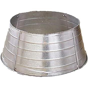 The Lakeside Collection Decorative Metal Christmas Tree Ring - Galvanized | Amazon (US)