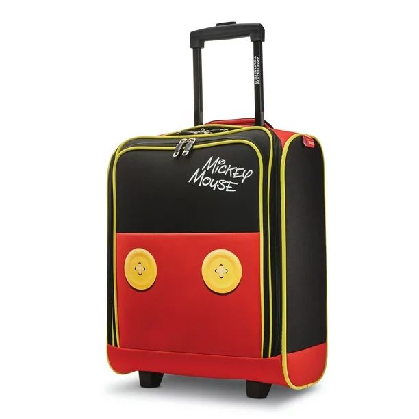 American Tourister Disney Softside Mickey Mouse Pants 16-inch 2-Wheeled Underseater, Carry-On Lug... | Walmart (US)