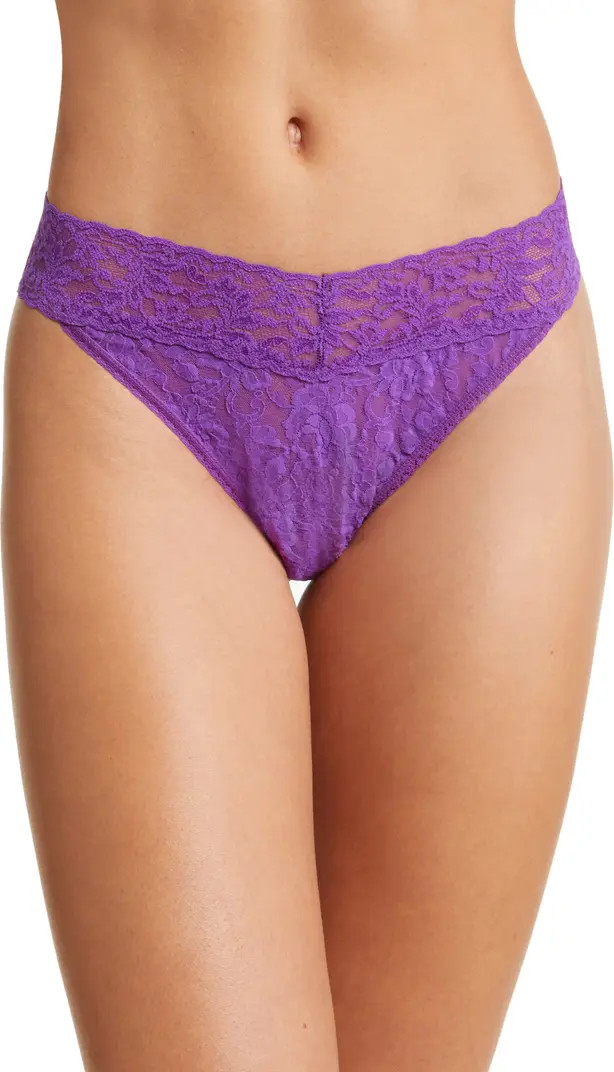 Original Rise Lace Thong | Nordstrom