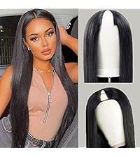 CHEETAHBEAUTY FB30 Ombre V Part Wig Human Hair 30Inch No Leave Out Upgrade Straight U Part Wig Hi... | Amazon (US)