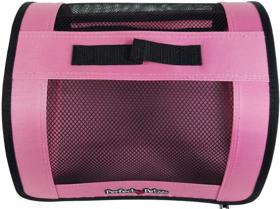 Perfect Petzzz Tote for Lifelike Stuffed Interactive Pet Dogs and Cats, Nylon and Mesh Toy Carrier for Pet Animals, Zippered Carrying Case Accessory (Pink) | Amazon (US)