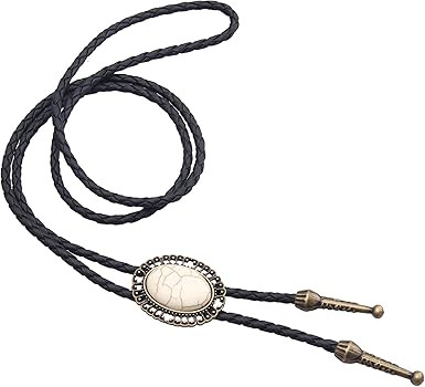 GelConnie Native American Bolo Tie Rodeo Cowboy Leather Necktie Western Necklace Costume Accessor... | Amazon (US)