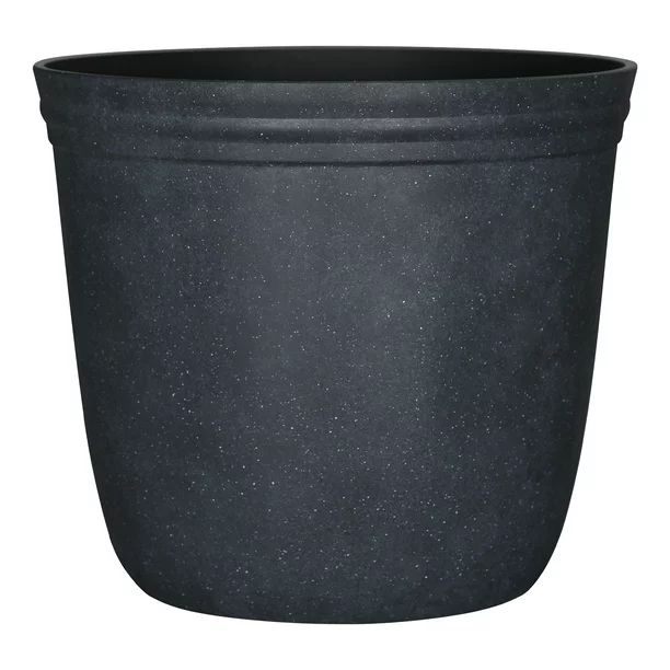 Better Homes & Gardens Baytree Black Resin Planter, 15.9in x 15.9in x 14in | Walmart (US)