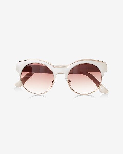Iridescent Cat Eye Sunglasses | Express