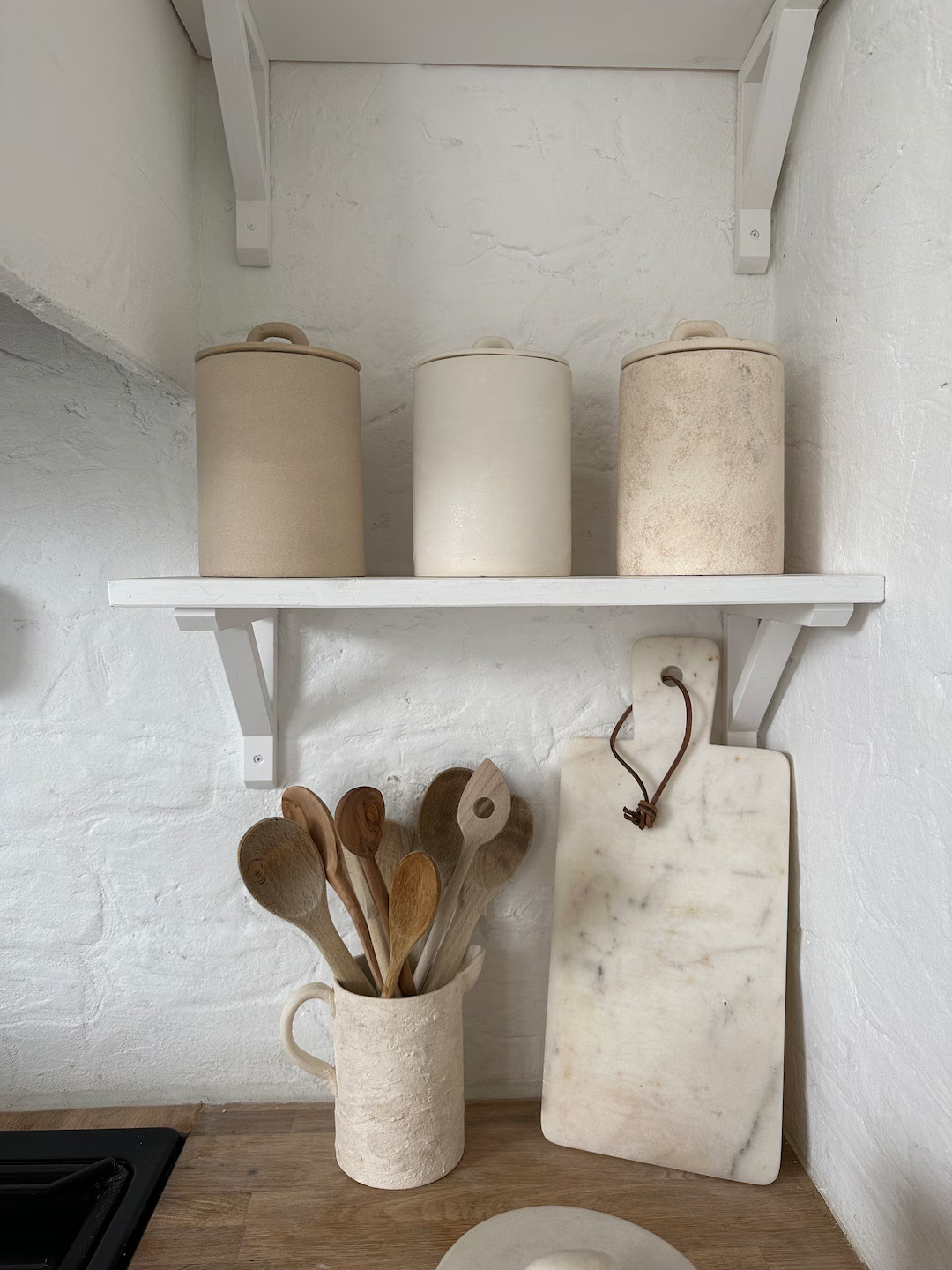 Custom Handmade Ceramic Canisters 12 Neutral Color 4 Sizes Minimal Storage Functional Crock Kitch... | Etsy (US)