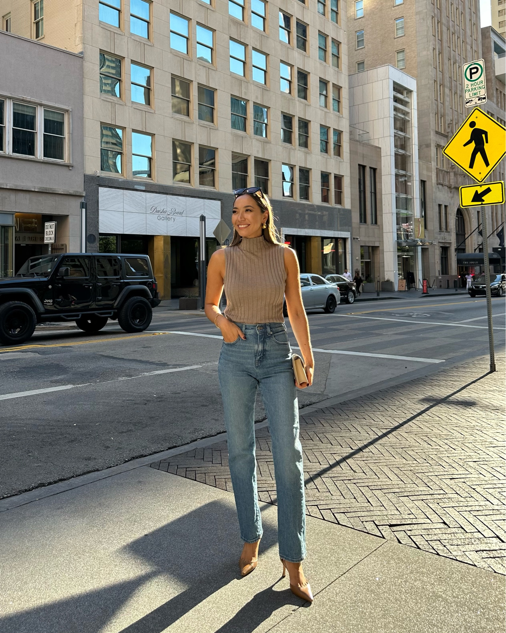 Conference day 2 outfit - linked some additional fall layering ideas for cooler temps! 

Mock neck xs Lilysilk 
Jeans standard Madewell (runs a little smaller in waist than other Madewell jeans)
Slingbacks old Manolo Blahniks 

Business casual / smart casual 

#LTKCon #LTKworkwear #LTKtravel