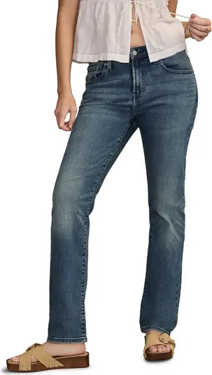Curvy High Waist Straight Leg Jeans | Nordstrom