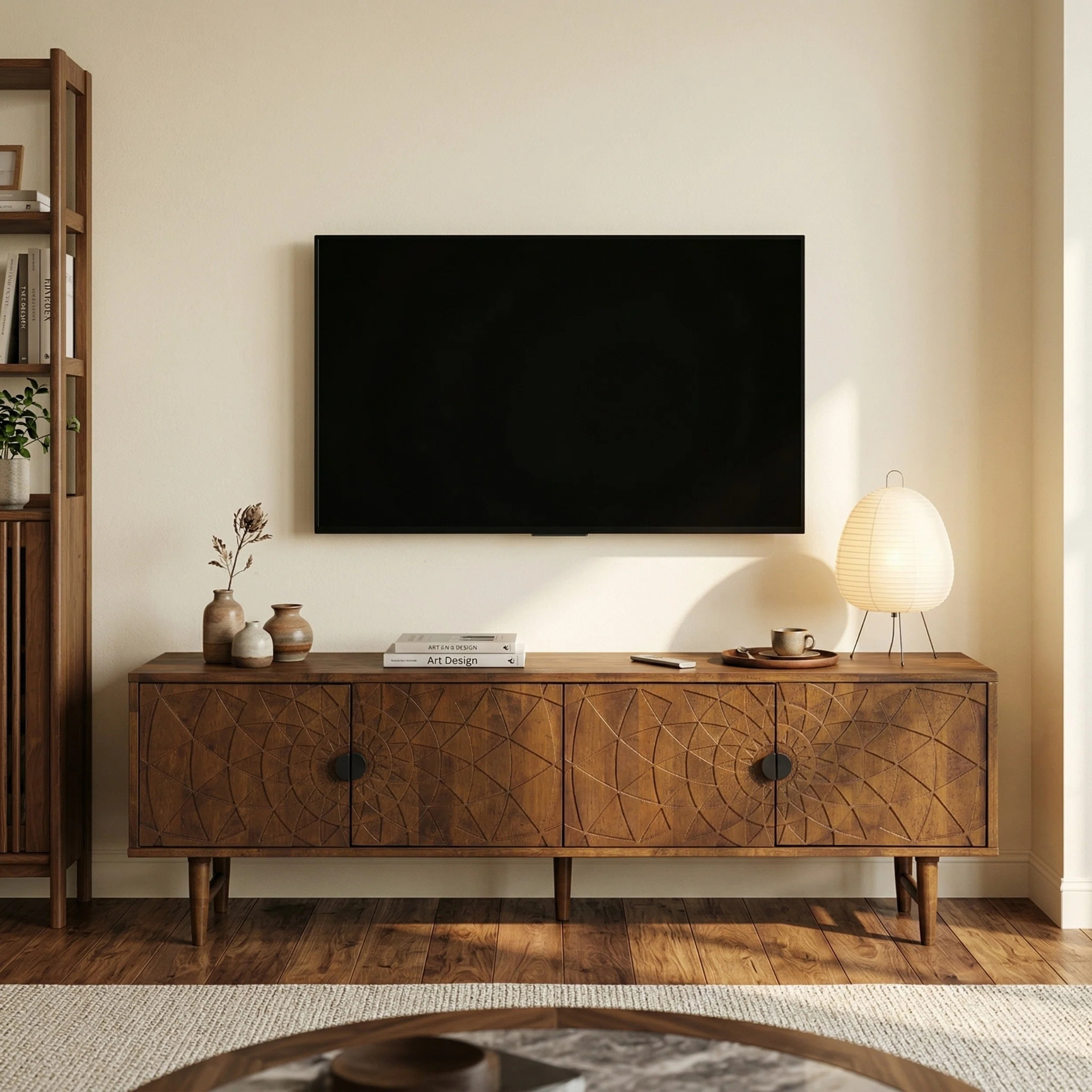 Bloom Large TV Stand 4 Doors | Wayfair North America
