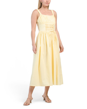 Corset Midi A-line Dress | TJ Maxx