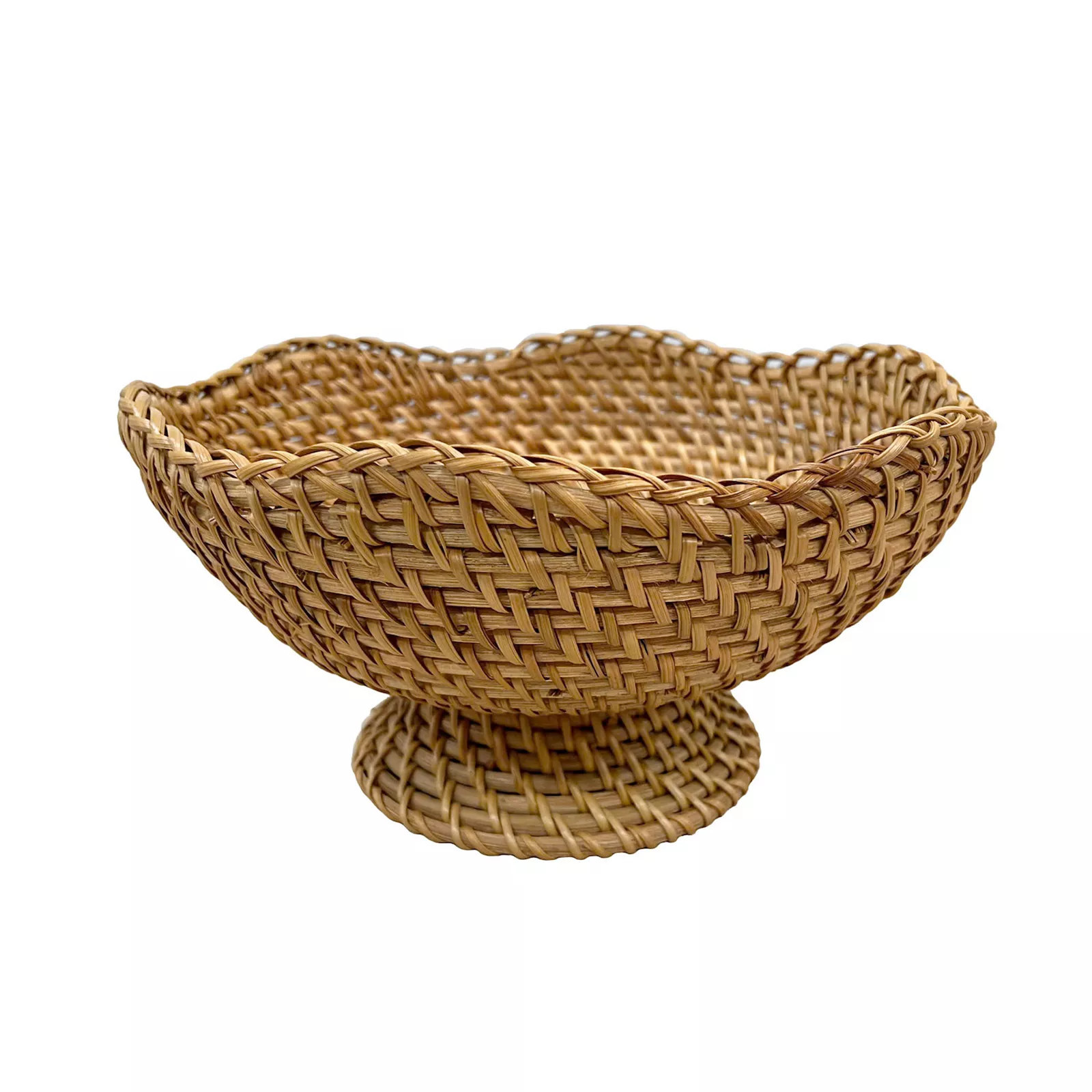 Everyday Decor Rattan Pedestal Bowl Table Decor, Natural | Kohl's