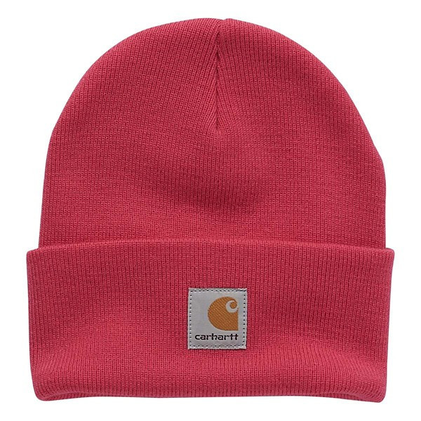 Girls' Carhartt Acrylic Watch Beanie Toddler Raspberry Red | Scheels