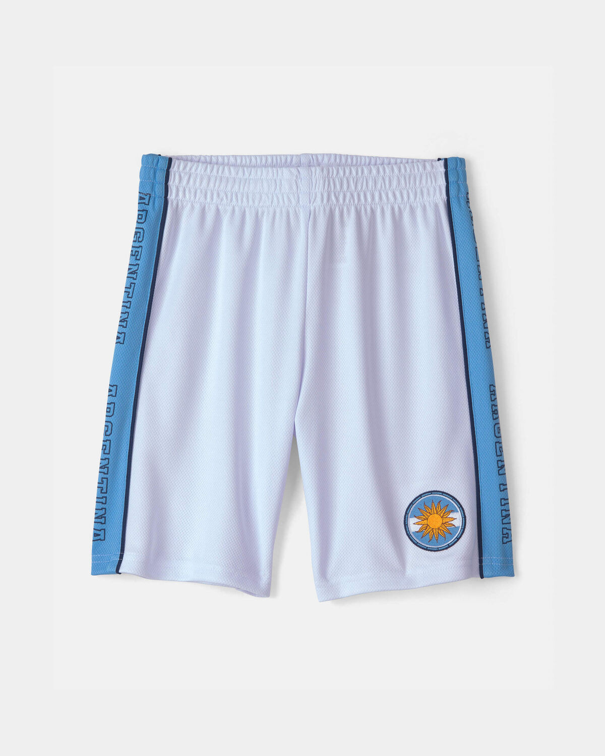Kids Umbro Argentina Mesh Soccer Shorts - Light Blue/White | Carter's | Carter's Inc