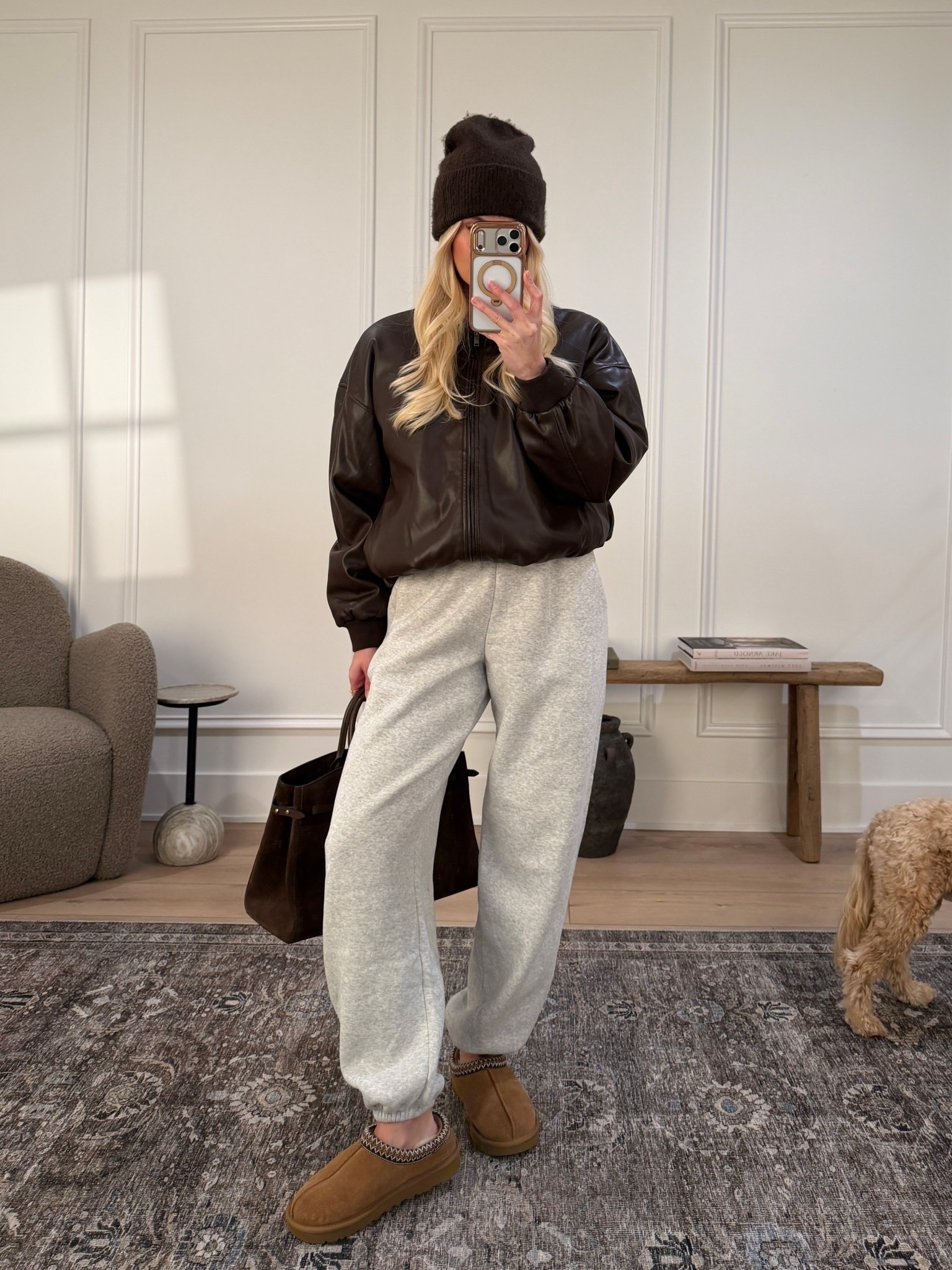 Use code: GIFTSFORYOU for 20% off in the app today! 

Wearing a medium in jacket and sweatpants, shoes are true to size.
#KathleenPost 

winter fashion, winter outfit, holiday outfit

#LTKSeasonal #LTKSaleAlert

#LTKootd