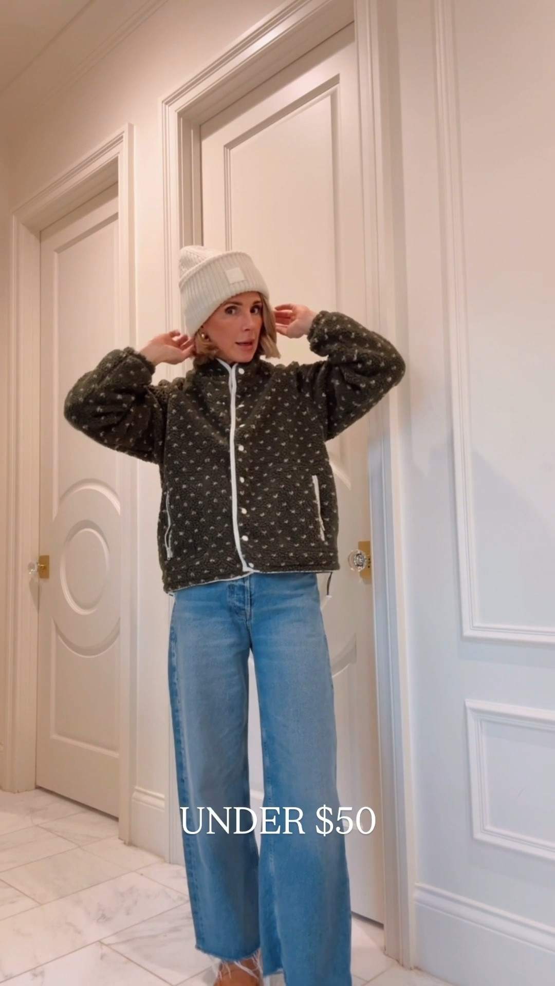 Amazon fleece Jacket under $50 - I'm wearing size small.

#LTKFindsUnder100 #LTKFindsUnder50