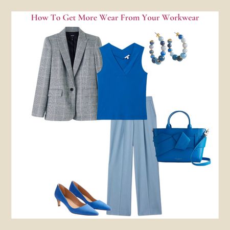 Get more wear from smarter workwear pieces by adding trainers to your tailored trousers, or a knit hoodie under your blazer. Metallic accessories add a touch of fun too. Scroll to view the outfits

#LTKstyletip #LTKworkwear #LTKover40
