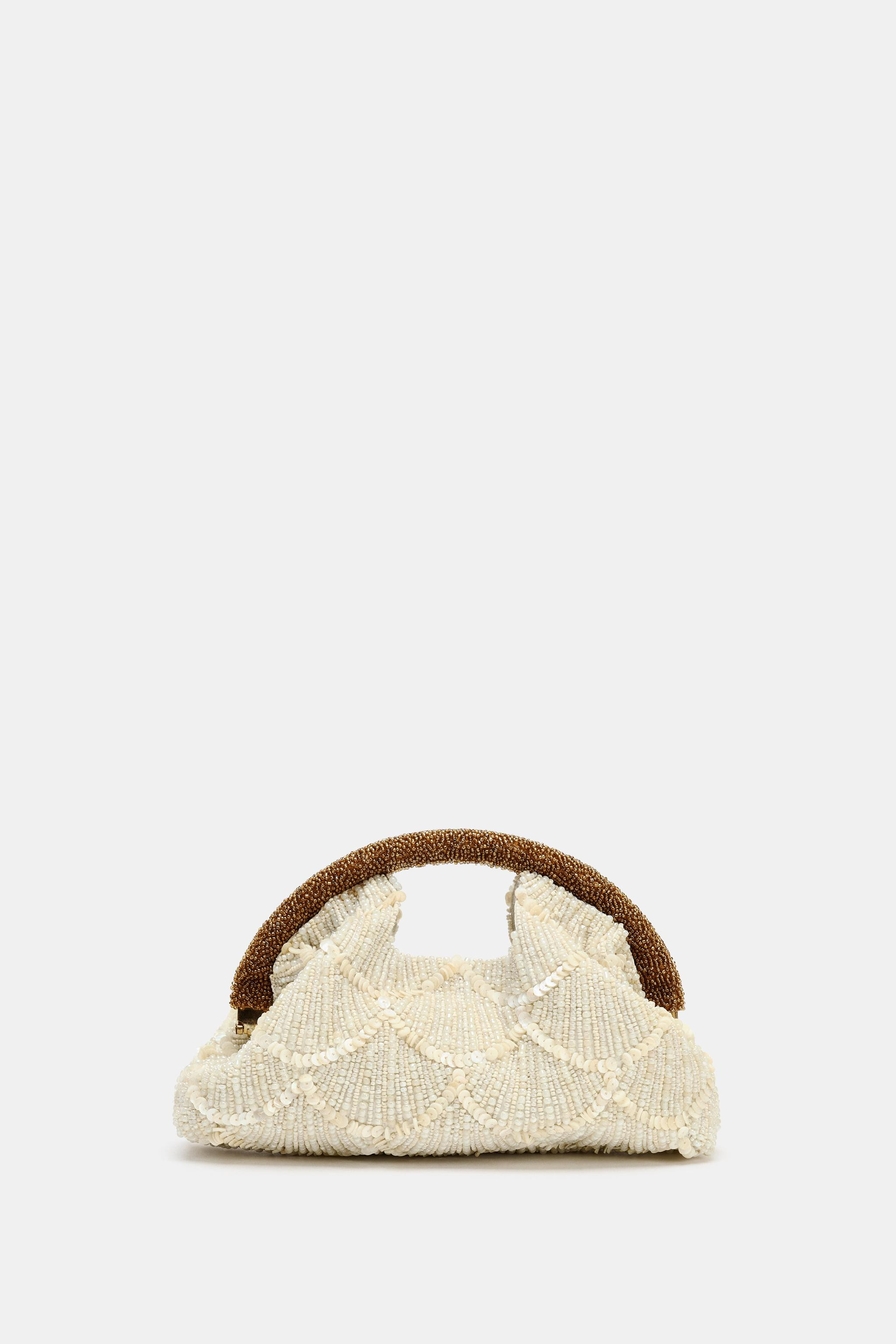 APPLIQUE CLUTCH BAG | Zara US