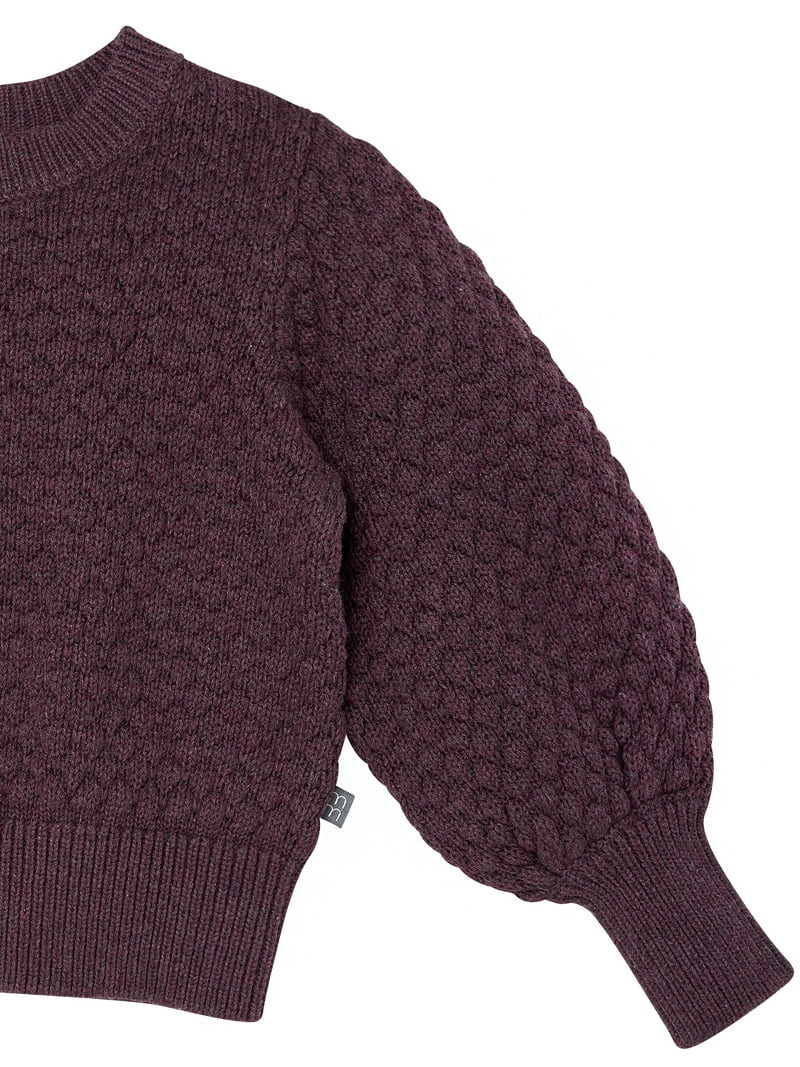 Modern Moments by Gerber Toddler Girl Puff Sleeve Sweater, Sizes 12M-5T | Walmart (US)