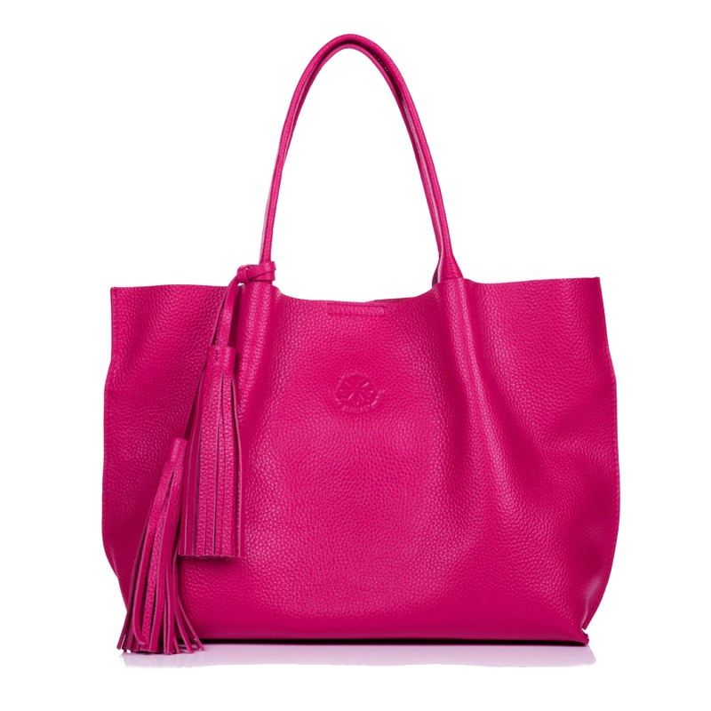 The Richmond Tote - Magenta | Wolf and Badger (Global excl. US)