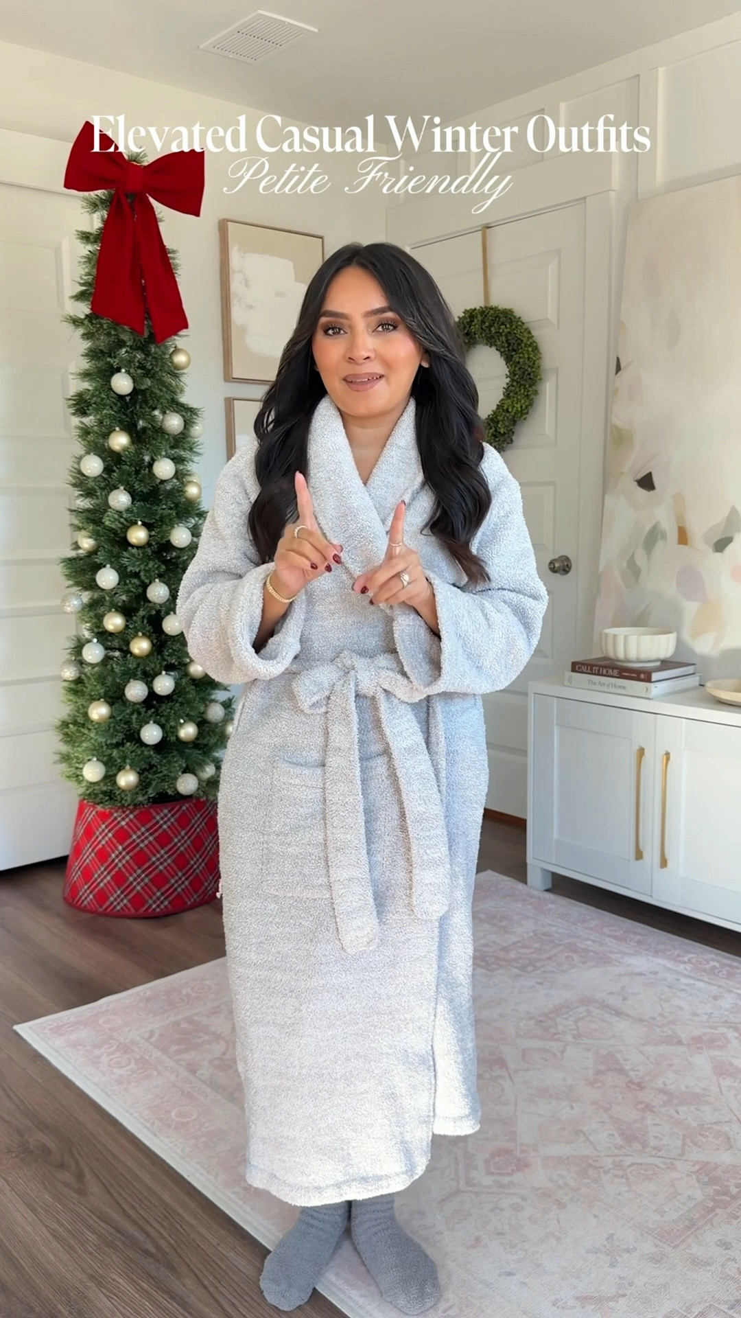 Elevated Casual Winter Outfits!
For reference: I’m 5’0, 32b bra size, and 2/26 in bottoms, pear shaped. 
*Everything I share is unaltered! TTS means true to size. Between size 5-6.6 in shoes

Black tweed jacket size xs TTS
Black turtleneck top size xxs TTS
Leopard pants size 4 - sized up a size 
Black boots size 5.5 TTS
Black belt size xs TTS

Dark coffee brown coat size xs petite TTS
Tan teak color pullover size xs TTS
White tee size xs petite TTS
Dark brown boots size 5.5 TTS

Brown bubble hem coat size xxs regular TTS
Brown sweater dress size xs TTS
Brown spiced pecan color boots size 5.5 TTS

Burgundy coat size xs petite TTS
Burgundy sweater size xs TTS
Dark coffee color wide leg trouser pants size xs petite TTS - this color is currently sold out but check back for a restock!
Brown boot size 5.5 TTS

Garden green jacket size 2 - sized up a size for a roomy fit
Cream sweater size xs TTS
Black pull on pants size xs short TTS
Black boot size 5.5 TTS 

petite winter outfits, elevated casual outfits, casual winter outfits, petite style tips, how to dress petite in winter, winter outfits for petites, shop your closet outfits, everyday winter outfits, cozy winter layers, winter outfit ideas for petites

#LTKPetite #LTKFindsUnder100 #LTKSaleAlert