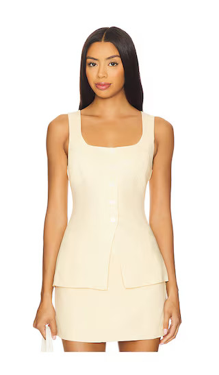 Jennie Top in Butter Yellow | Revolve Clothing (Global)