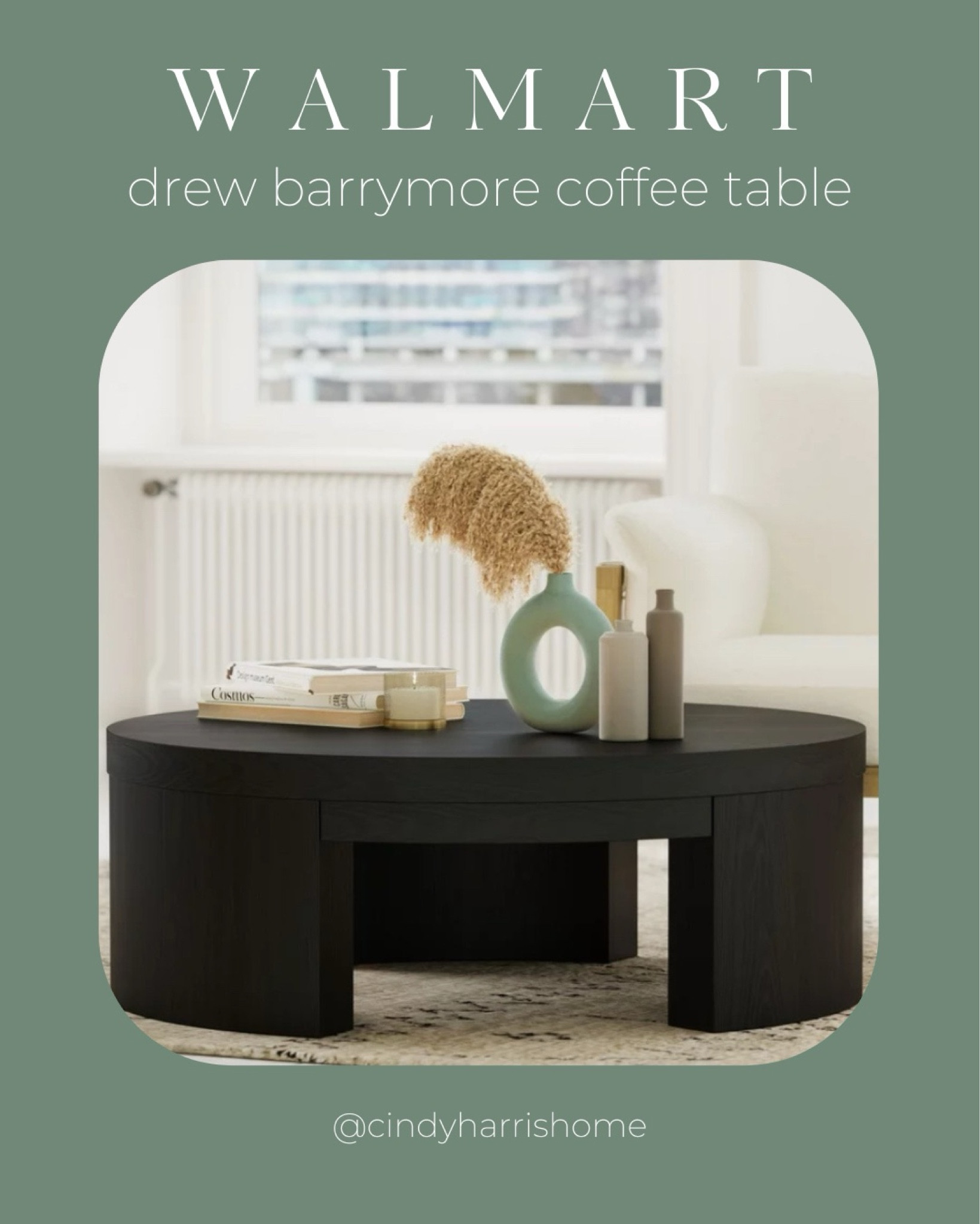 Did you know the Drew Barrymore coffee table also comes in black? Stunning!  

#LTKhome