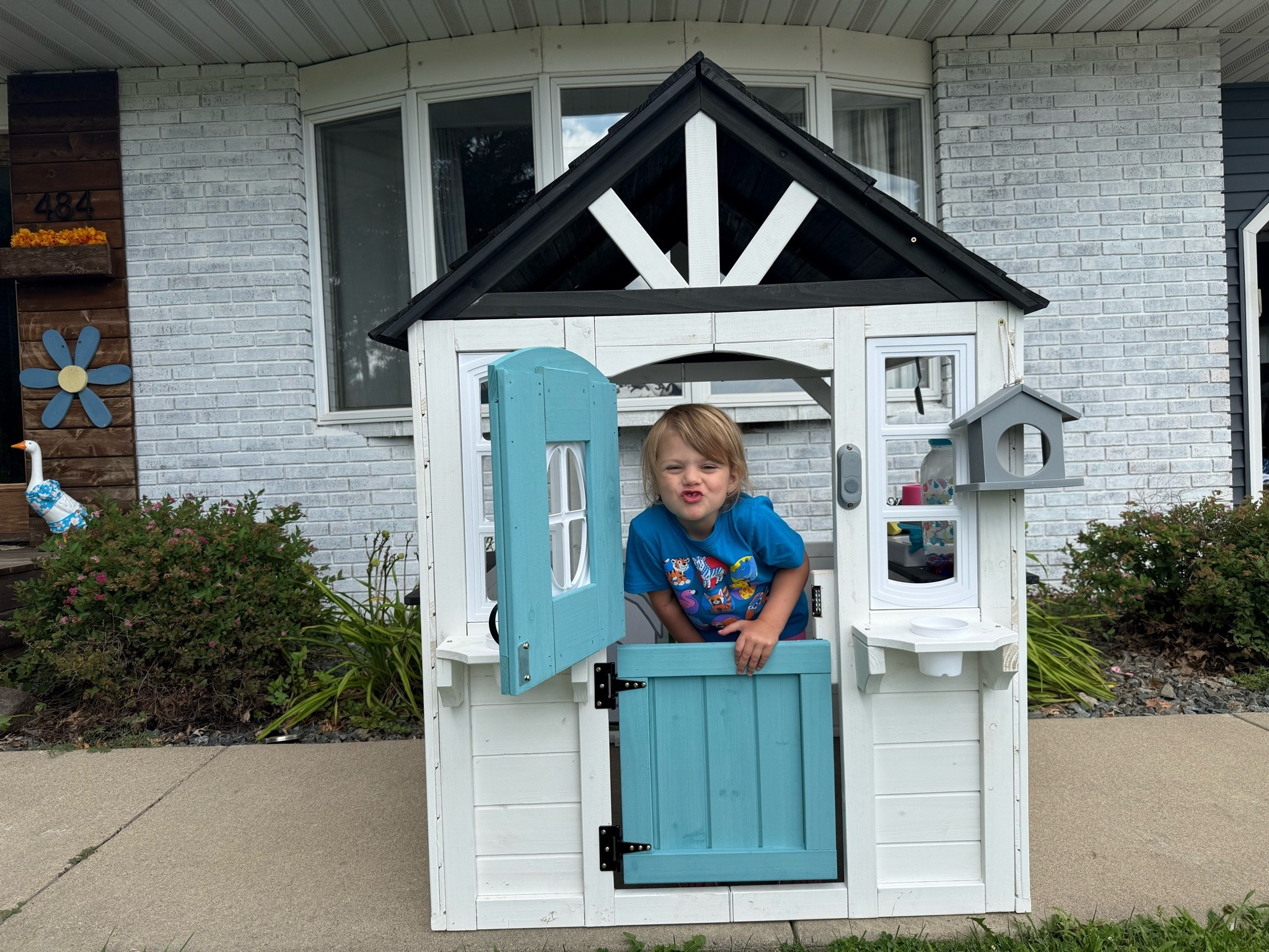 She couldn’t love this playhouse more!! It’s also so cute the way it matches our house 🥹

#LTKmomlife #LTKKids #LTKHome