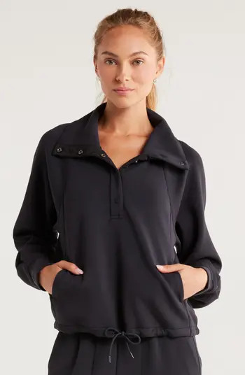 Zella Ultra Soft Scuba Anorak | Nordstrom | Nordstrom