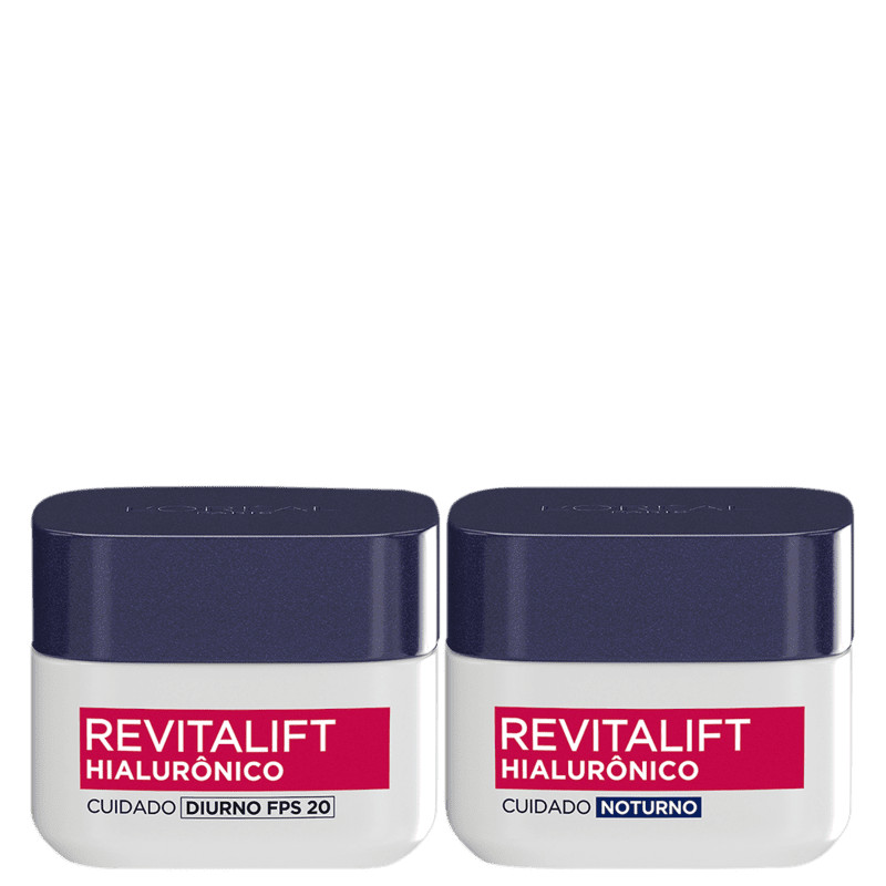 Kit L'Oréal Paris Revitalift Hialurônico Dia & Noite Duo (2 produtos) | Beleza Na Web (BR)