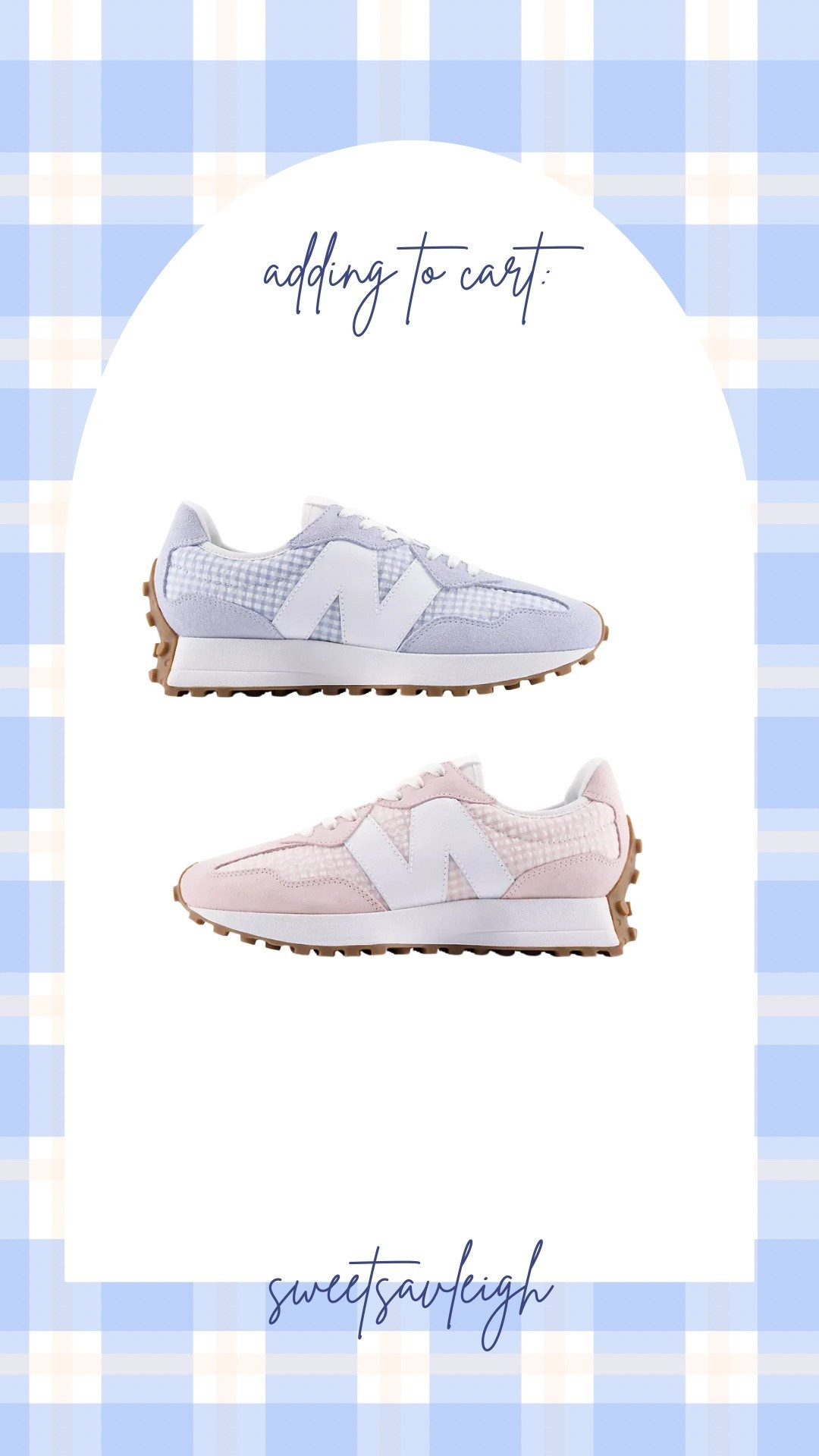 Gingham new balance 327’s restocked!! I wear a 6.5 - size up half size!

#LTKSeasonal #LTKootd #LTKActive