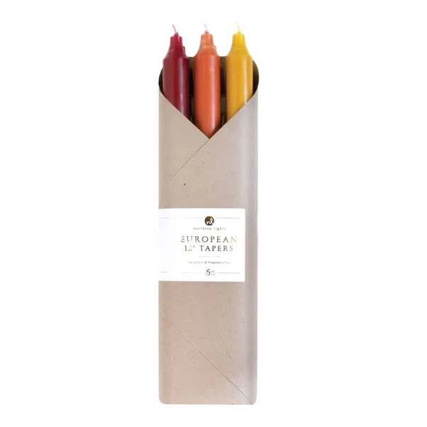 Northern Lights Pack of 6 Taper Candles | Dunelm (migrated)