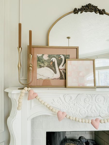 This Anthro double taper holder is the prettiest thing ive ever seen 😍 art mirror mantle #thebloomingnest 

#LTKMostLoved #LTKhome