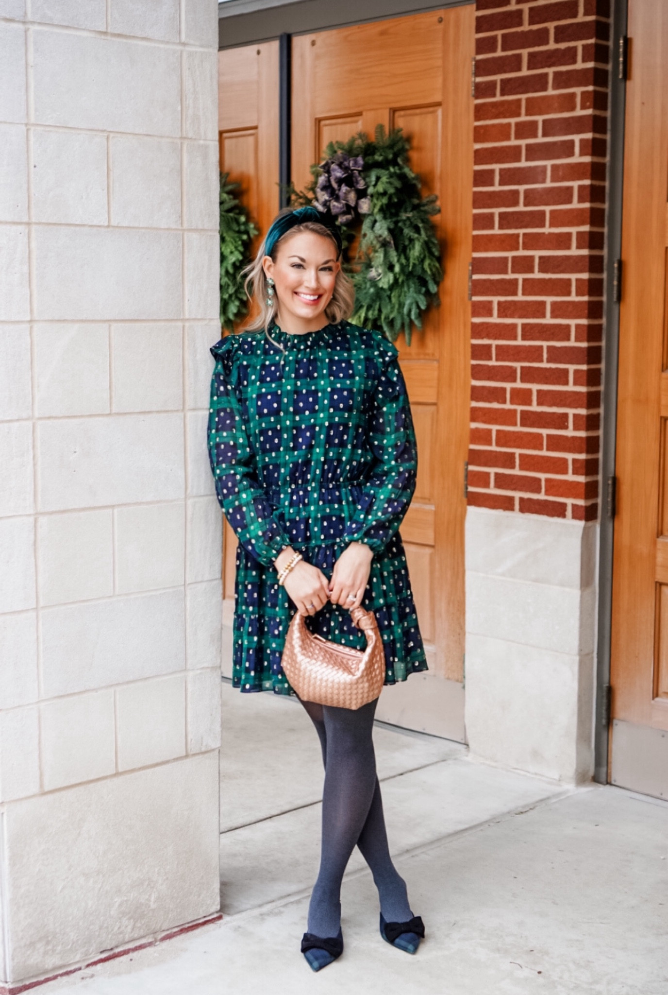 Blackwatch plaid holiday dress 

#LTKSeasonal #LTKParties #LTKHoliday