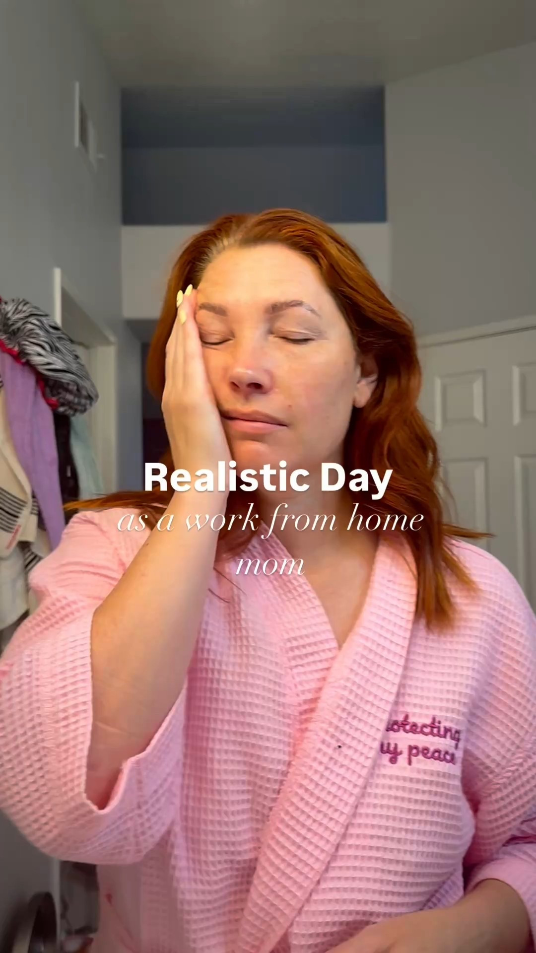 Realistic day as a work from home mom: basic daily makeup and getting ready 

#LTKOver40 #LTKFamily
