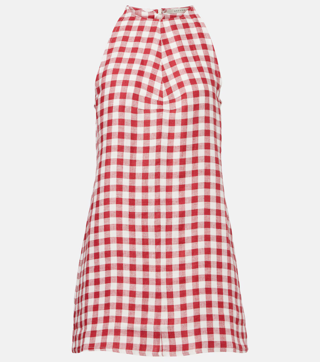 Antiqua gingham linen minidress | Mytheresa (US/CA)