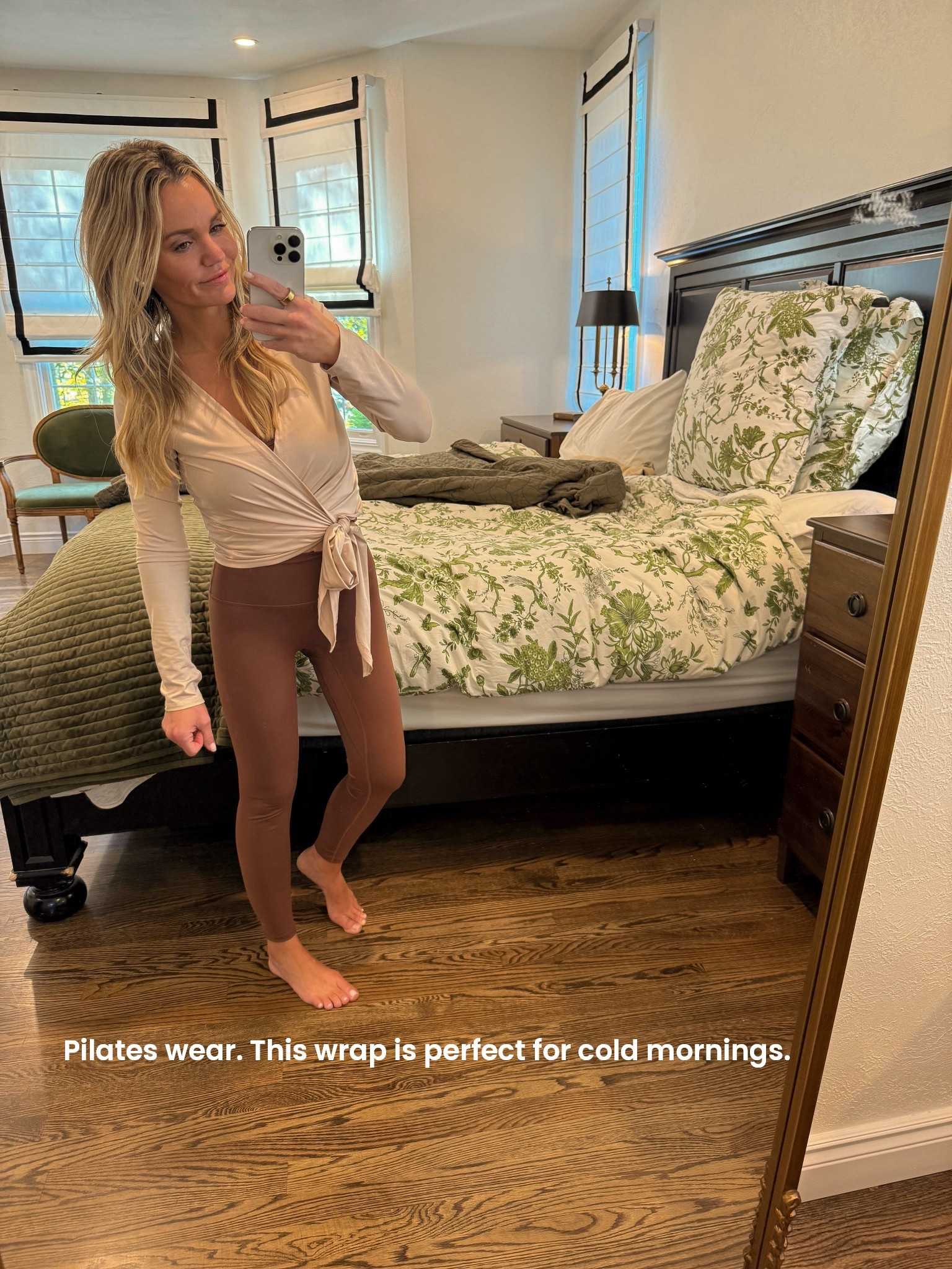 Pilates wear Amazon style. This wrap is perfect for cold morning at 5 am classes  

#LTKStyleTip #LTKFindsUnder50 #LTKActive