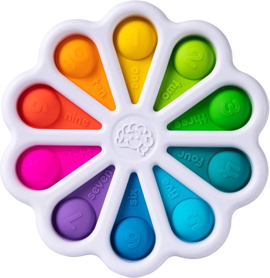 Fat Brain Toys Dimpl Digits - Popping, Number-Learning Sensory Preschool Toy | Amazon (US)