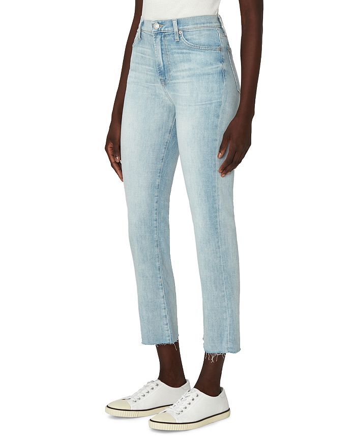 High Rise Slim Kick Jeans in Light Rosemary | Bloomingdale's (US)