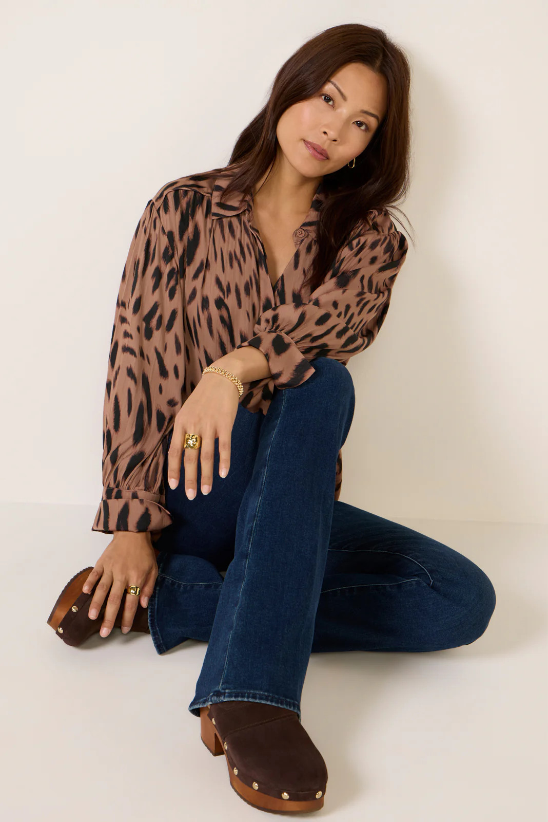 Rebel Button Front Top | Evereve