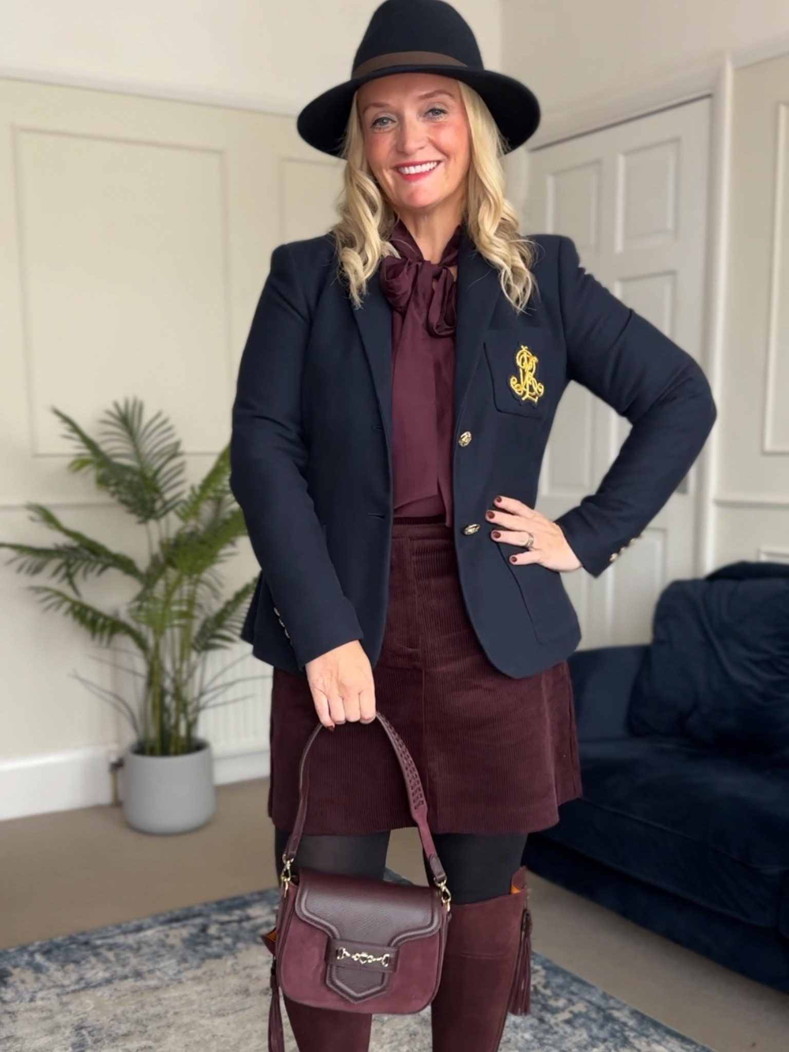 Raceday ready for the season finale at Goodwood Races! 
Burgundy and navy might just be my new favourite combo! 🍇💙


#LTKluxury #LTKstyletip #LTKautumn