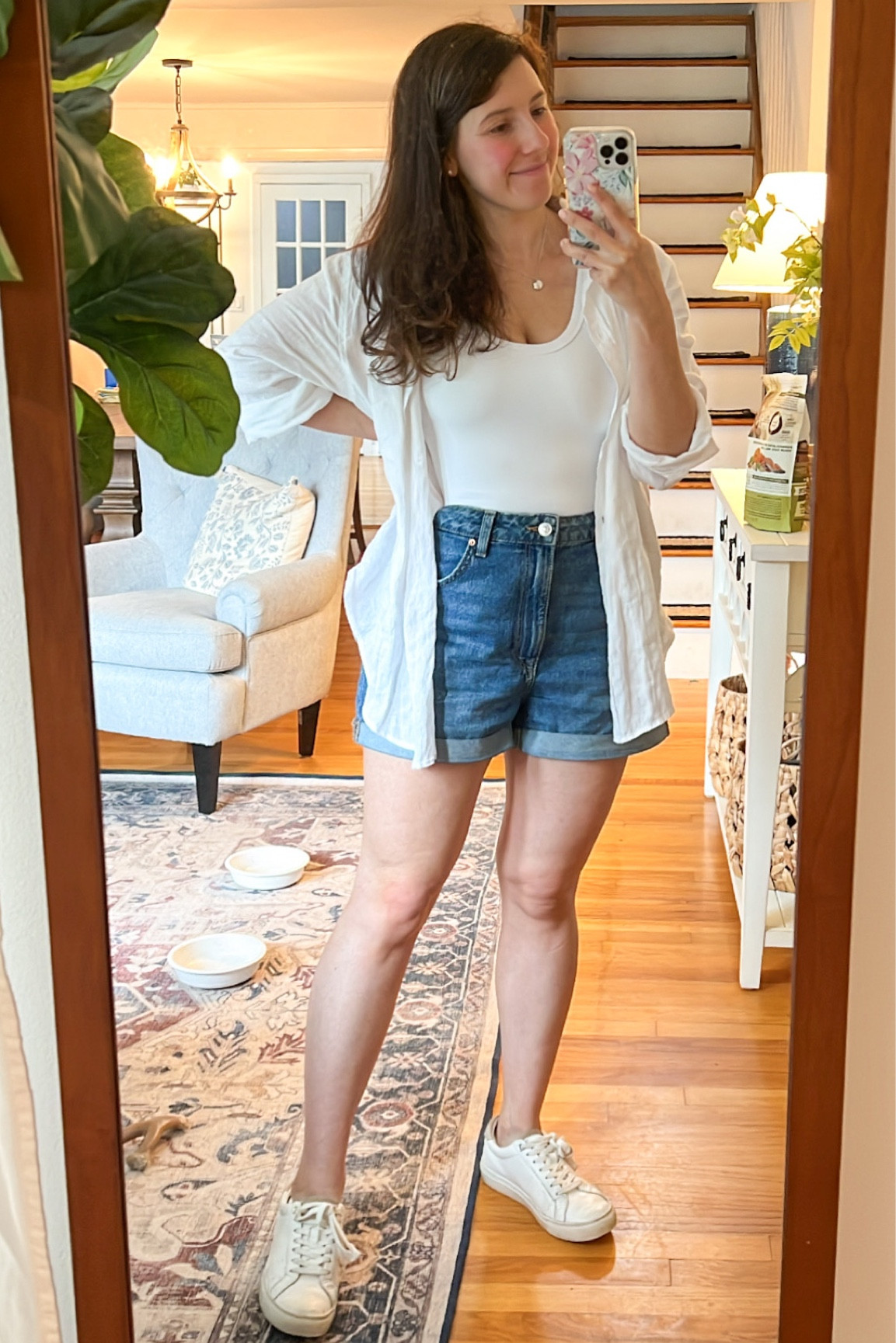 OOTD Summer uniform from my summer capsule wardrobe!