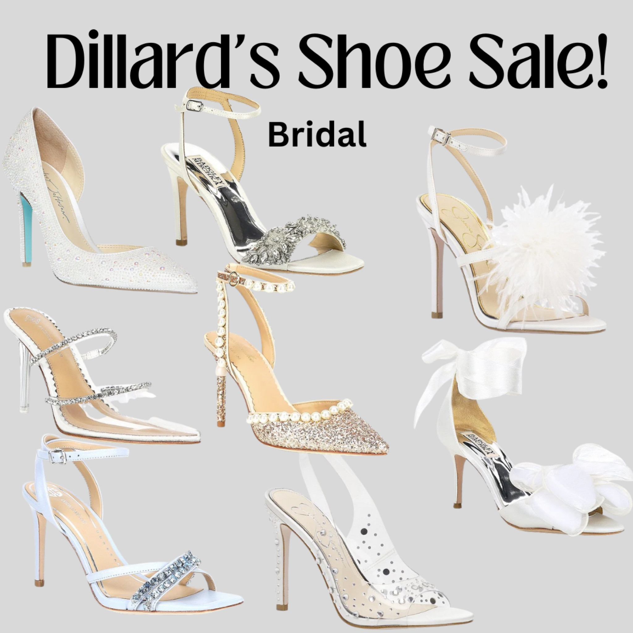 Dillard’s Shoe Sale- Bridal finds
Wedding Shoes for bride, bridal shower, reception shoes, rehearsal shoes 

#LTKwedding #LTKsalealert #LTKshoecrush