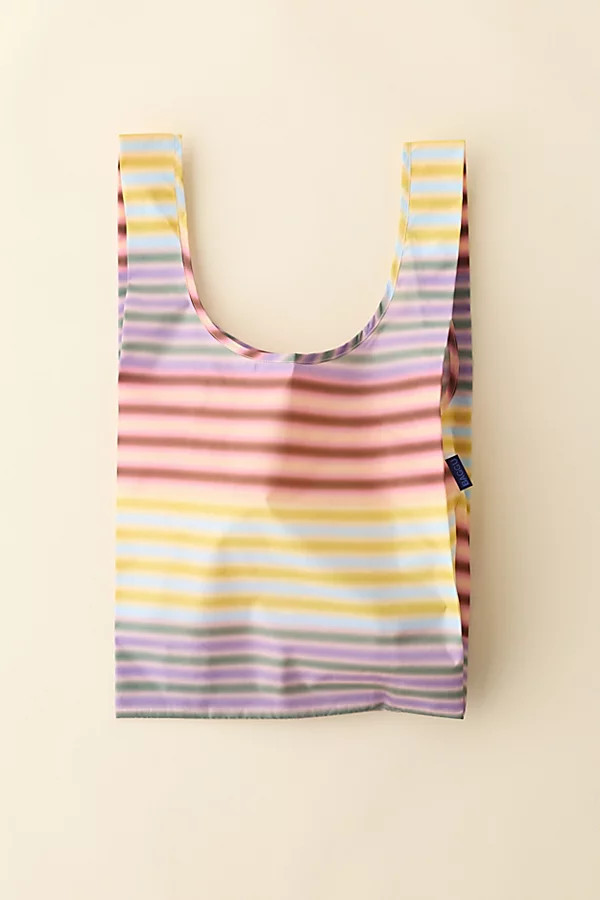 BAGGU Patterned Standard Reusable Tote Bag in Gradient Stripe at Urban Outfitters | Urban Outfitters (US and RoW)