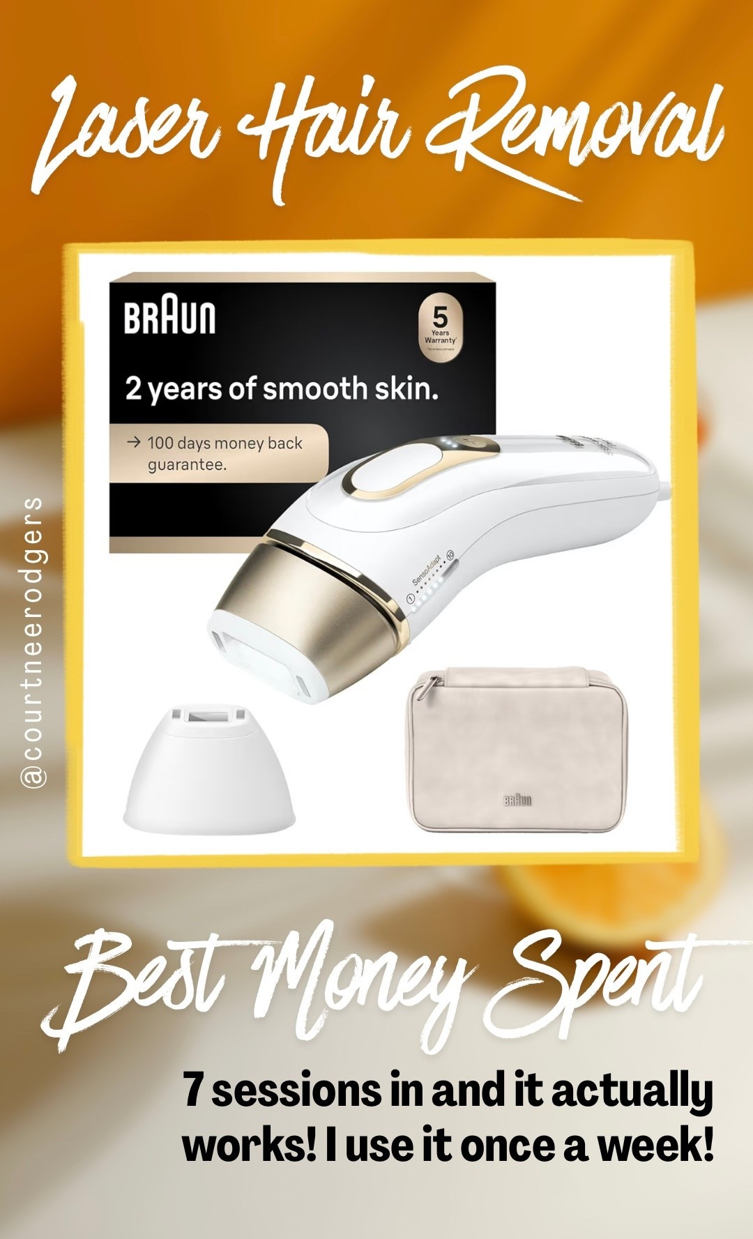 At home laser hair removal ☀️ currently $100 off! 

Got this at home laser hair removal for Christmas! I’ve used it 7 times since January (once a week) Pain is completely bearable in ALL areas! 😉 —this thing ACTUALLY WORKS!!!

Hair removal, beauty, Amazon beauty, laser hair removal 

#LTKdayinmylife #LTKSwim #LTKmomlife