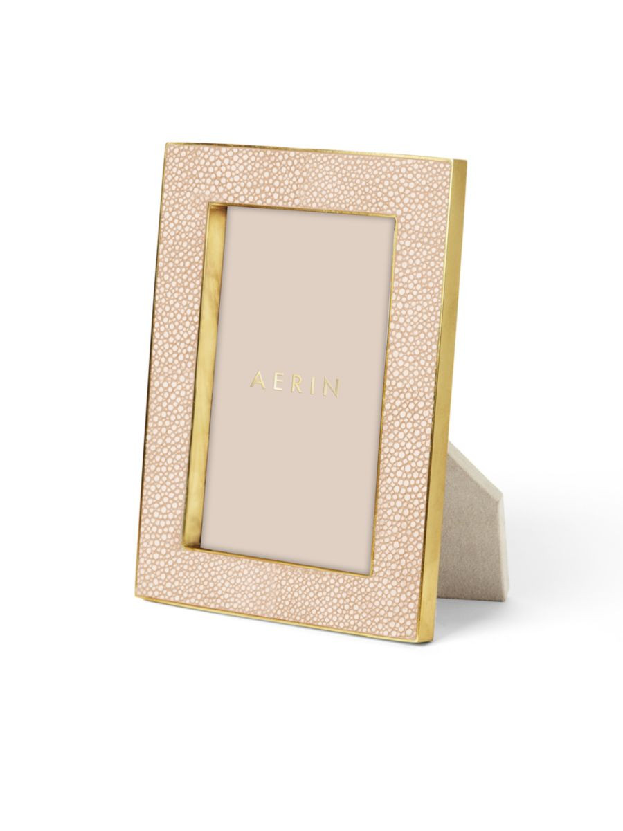 AERIN Rectangular Shagreen Picture Frame | Saks Fifth Avenue