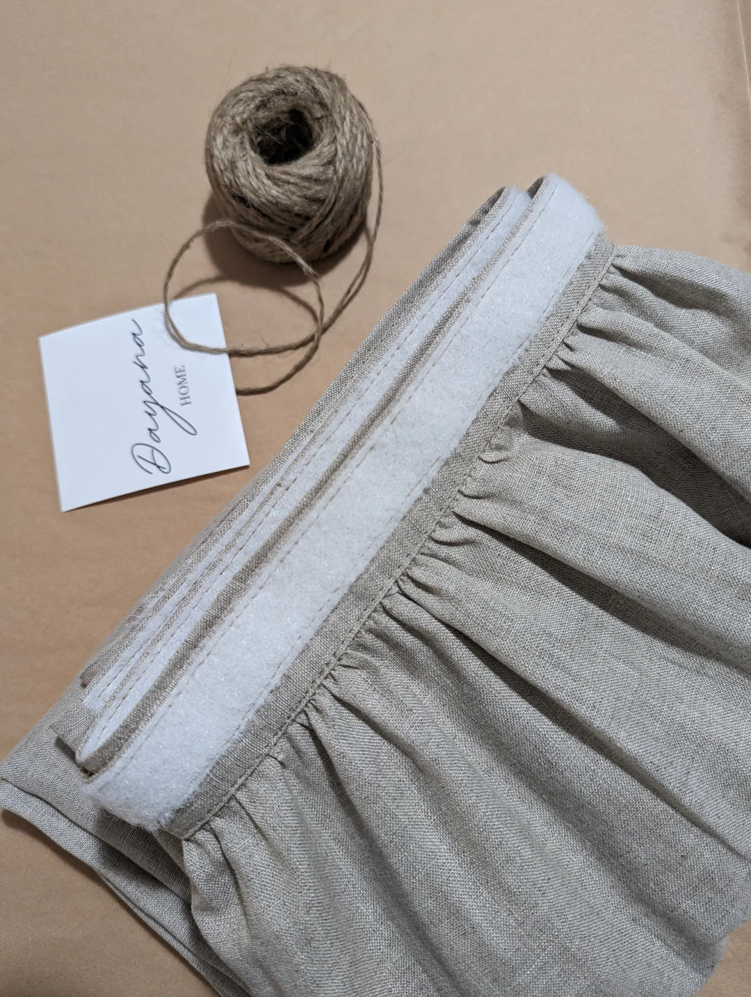 Sink Skirt With Velcro/ Sink Skirt for Bathroom or Kitchen/ Curtains for Cabinets and Shelves/ Do... | Etsy (US)