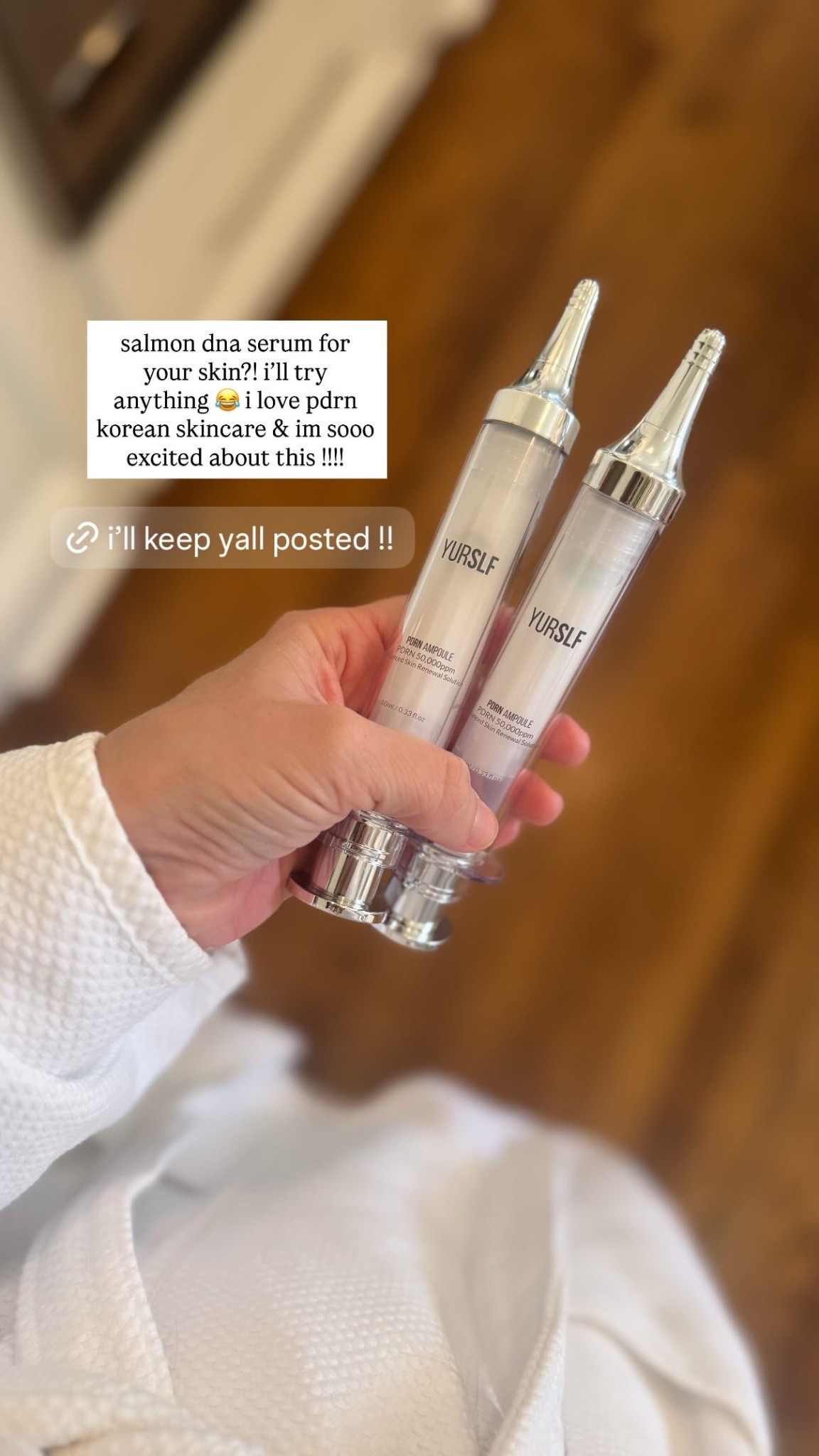 I’ll try anything for the skin!! I will report back on this salmon dna! 

#LTKBeauty #LTKselfcare #LTKgrwm