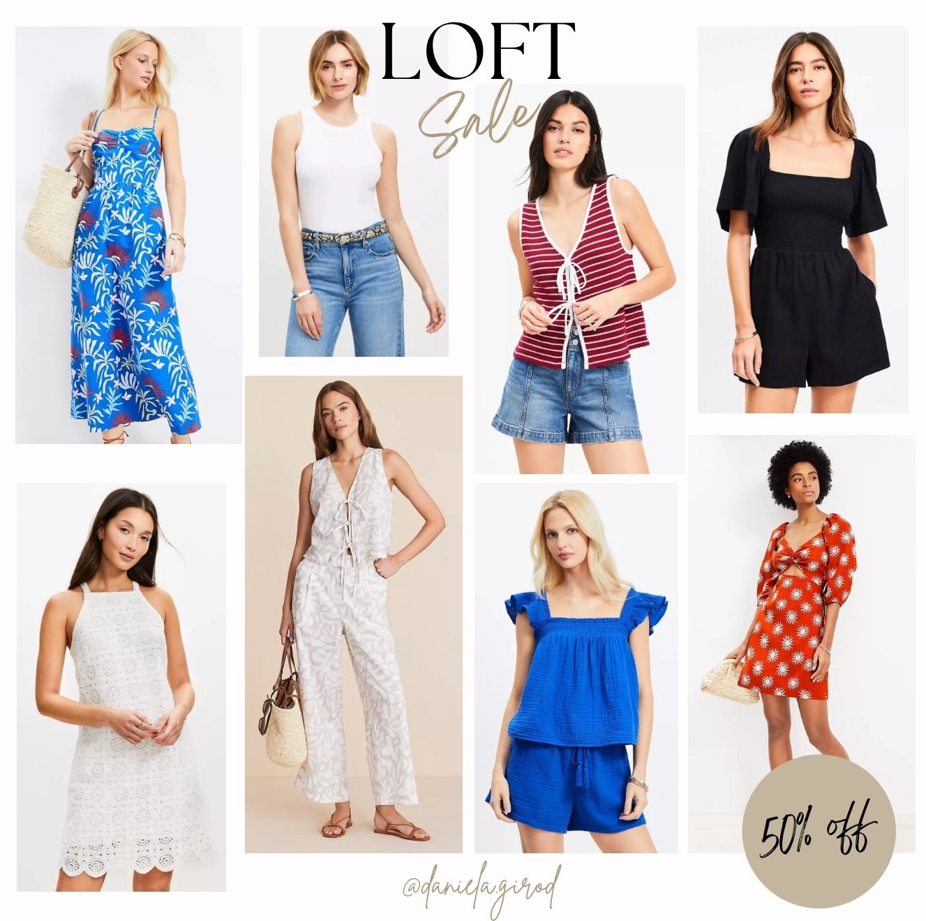 Summer outfits made easy with #LOFT 50% off sale 

#salefinds #vacationlooks #resort #summerdress #beach #LTKfindsunder100 #LTKtravel 

#LTKSaleAlert #LTKStyleTip #LTKSeasonal