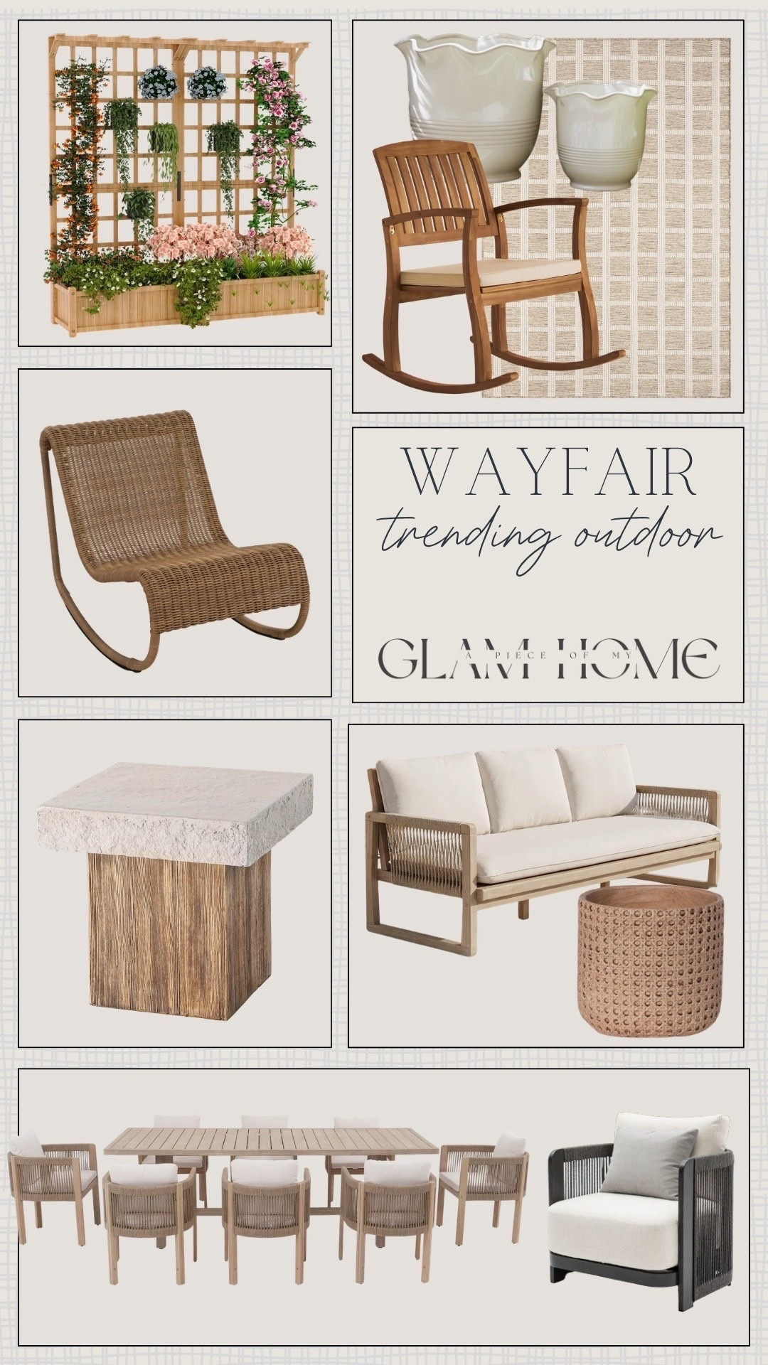 Wayfair trending outdoor finds!

Couch, accent table, pots, planters, rug, affordable 



#liketkit #LTKU #LTKSeasonal #LTKHome
@shop.ltk
https://liketk.it/5WlQc