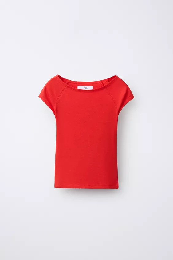 PLAIN MODAL T-SHIRT | Zara US