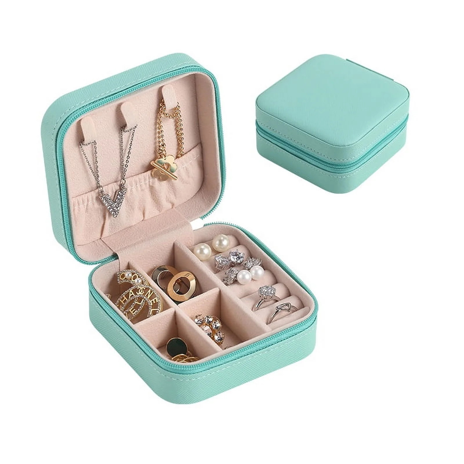 EXUBERTREE Travel portable jewelry organizer Jewelry box for women Jewelry Travel Organizer for R... | Walmart (US)